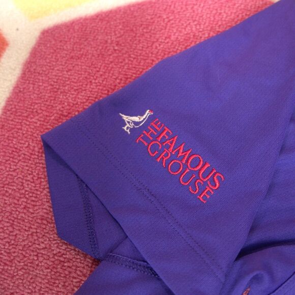 Nike Polo Shirt Mens XLarge Purple Short Sleeve Golf Dri Fit - Picture 2 of 6